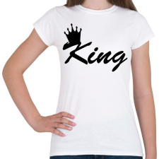 PRINTFASHION king - Női póló - Fehér női póló