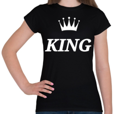 PRINTFASHION King - Női póló - Fekete női póló