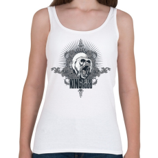 PRINTFASHION King of the Hood - Női atléta - Fehér