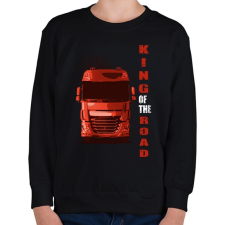 PRINTFASHION king of the road2 - Gyerek pulóver - Fekete gyerek póló