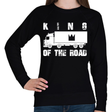 PRINTFASHION King of the road - Női pulóver - Fekete