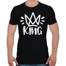 PRINTFASHION King páros 2 - Férfi póló - Fekete
