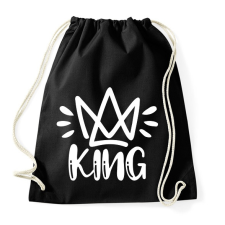 PRINTFASHION King páros 2 - Sportzsák, Tornazsák - Fekete tornazsák