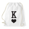 PRINTFASHION King - Sportzsák, Tornazsák - Fehér