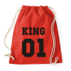 PRINTFASHION King - Sportzsák, Tornazsák - Piros