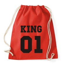 PRINTFASHION King - Sportzsák, Tornazsák - Piros tornazsák