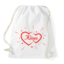 PRINTFASHION Kinga - Sportzsák, Tornazsák - Fehér tornazsák