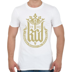 PRINTFASHION Kingdom Come Deliverance Logo - Férfi póló - Fehér