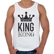 PRINTFASHION KINGKONG - Férfi atléta - Fehér