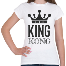 PRINTFASHION KINGKONG - Női póló - Fehér női póló