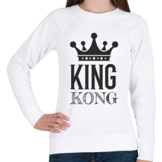 PRINTFASHION KINGKONG - Női pulóver - Fehér