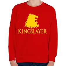 PRINTFASHION Kiralyölő - Gyerek pulóver - Piros gyerek pulóver, kardigán