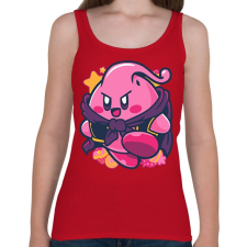 PRINTFASHION Kirby BUU - Női atléta - Cseresznyepiros női trikó