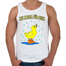 PRINTFASHION kis kacsa fürdik - Férfi atléta - Fehér atléta, trikó