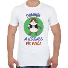 PRINTFASHION Kis kalóz - Névvel - Férfi póló - Fehér férfi póló