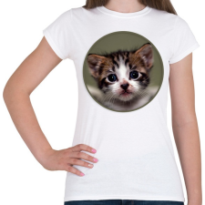 PRINTFASHION Kiscica - Női póló - Fehér női póló