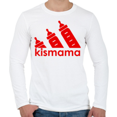 PRINTFASHION Kismama logó - Férfi hosszú ujjú póló - Fehér