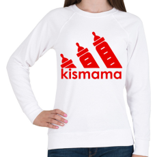 PRINTFASHION Kismama logó - Női pulóver - Fehér