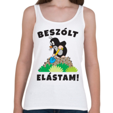 PRINTFASHION Kisvakond - Beszólt elástam! - Női atléta - Fehér