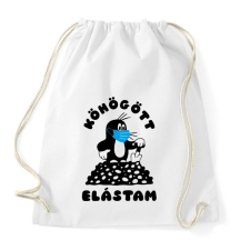 PRINTFASHION Kisvakond - Köhögött elástam! - Sportzsák, Tornazsák - Fehér tornazsák