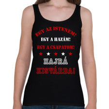 PRINTFASHION Kisvárda - Női atléta - Fekete női trikó