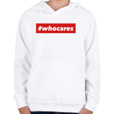 PRINTFASHION Kitérdekel... - Gyerek kapucnis pulóver - Fehér