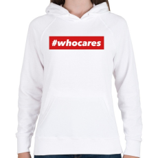 PRINTFASHION Kitérdekel... - Női kapucnis pulóver - Fehér