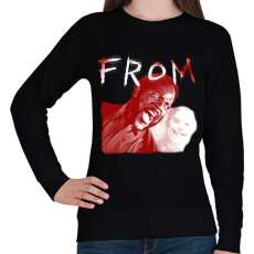 PRINTFASHION Kiút - Női pulóver - Fekete