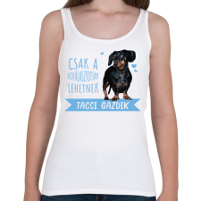 PRINTFASHION Kiválasztott tacsi gazdi - Női atléta - Fehér női trikó