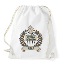 PRINTFASHION Kiváló dolgozó 2 - Sportzsák, Tornazsák - Fehér tornazsák