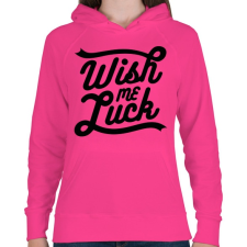 PRINTFASHION Kívánj szerencsét  - Női kapucnis pulóver - Fukszia női pulóver, kardigán