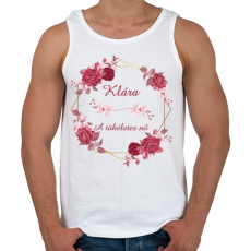 PRINTFASHION Klára - Férfi atléta - Fehér