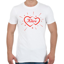 PRINTFASHION Klára - Férfi póló - Fehér férfi póló