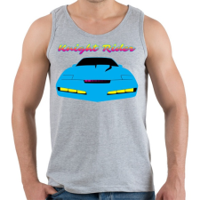 PRINTFASHION Knight Rider Synthwave - Férfi atléta - Sport szürke atléta, trikó
