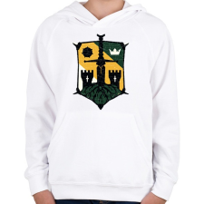 PRINTFASHION Knights logo - Gyerek kapucnis pulóver - Fehér gyerek pulóver, kardigán