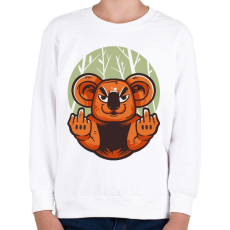 PRINTFASHION koala beint - Gyerek pulóver - Fehér