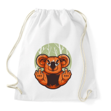 PRINTFASHION koala beint - Sportzsák, Tornazsák - Fehér tornazsák