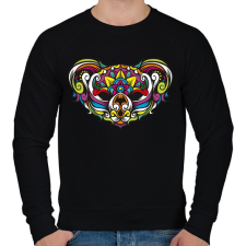 PRINTFASHION Koala - Férfi pulóver - Fekete férfi pulóver, kardigán