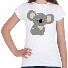 PRINTFASHION Koala maci - Női póló - Fehér