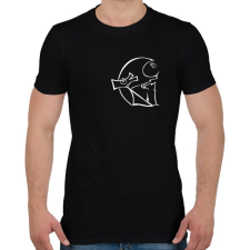 PRINTFASHION Kőbányai-Kutyasuli fehér-vektor - Férfi póló - Fekete férfi póló