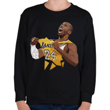 PRINTFASHION Kobe 24 Bryant - Gyerek pulóver - Fekete gyerek pulóver, kardigán