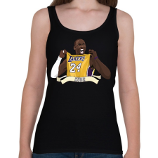 PRINTFASHION KOBE - Női atléta - Fekete női trikó