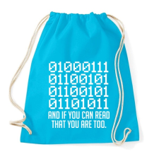 PRINTFASHION KOCKA - Sportzsák, Tornazsák - Surf blue tornazsák