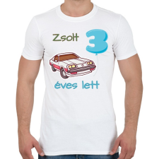 PRINTFASHION Kocsis számos minta - Férfi póló - Fehér férfi póló