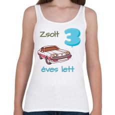 PRINTFASHION Kocsis számos minta - Női atléta - Fehér