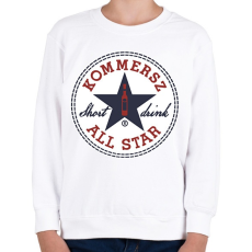 PRINTFASHION Kommersz - Gyerek pulóver - Fehér