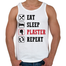 PRINTFASHION Kőműves - Férfi atléta - Fehér atléta, trikó