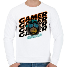 PRINTFASHION kong gamer - Férfi pulóver - Fehér női pulóver, kardigán