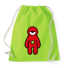 PRINTFASHION Kontraszt Küklopsz (piros) - Sportzsák, Tornazsák - Limezöld