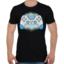 PRINTFASHION Kontroller - Férfi póló - Fekete férfi póló